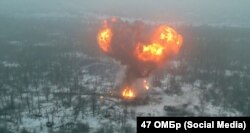 Уничтожение российской техники на авдеевском фланге в январе 2024 года