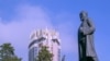 Алматыдағы Абай ескерткіші. Көрнекі сурет.