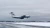Расейскі вайсковы самалёт, які перавозіць сілы АДКБ у Казахстан 