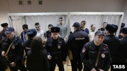 "Болотный ісі" бойынша сотталушылар. Мәскеу, 24 ақпан 2014 жыл.