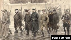 "Конвоирование арестованных". И. Владимиров