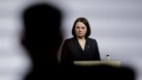 Сьвятлана Ціханоўская падчас саміту Эўрапейскай палітычнай супольнасьці ў Капэнгагене. 8 кастрычніка 2025