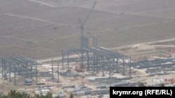 Строящаяся ТЭС в Севастополе, ноябрь 2016 года