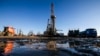 Скважина на месторождении нефтяного промысла "Роснефти" 