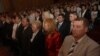 Грае дзяржаўны гімн Рэспублікі Беларусь. ЛДП