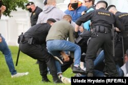 Затрыманьні 14 ліпеня 2020 году