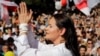 Сьвятлана Ціханоўская на перадвыбарчым мітынгу ў Берасьці 2 жніўня 2020