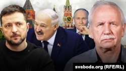 Аналітык Валер Карбалевіч. Зяленскі, Лукашэнка, Пуцін. Вынікі тыдня. Ілюстрацыйны каляж.