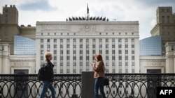 Здание Министерства обороны России в Москве