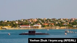 Российская подлодка у берегов Севастополя, архивное фото