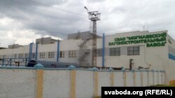 Склад вагонабудаўнічага заводу ў Магілёве. Архіўнае фота