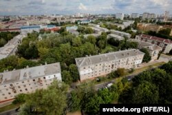 Такі від на Менск адкрываецца з радыёвежы-глушылкі, 2018. Архіўнае фота