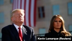Дональд і Мэланія Трамп. Архіўнае фота