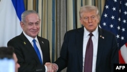 Біньямін Нэтаньягу і Дональд Трамп, Вашынгтон, Белы дом, 29 верасьня 2025 